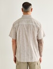 Logan Rick Short Sleeve Shirt, Taupe product photo View 02 S