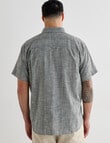 Logan Short Sleeve Shirt, Rick Charcoal product photo View 02 S