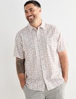 Logan Short Sleeve Shirt, Katel White product photo