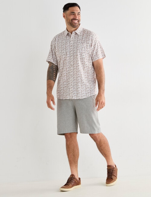 Logan Short Sleeve Shirt, Katel White product photo View 03 L