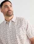 Logan Short Sleeve Shirt, Katel White product photo View 04 S