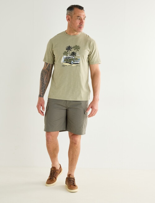 Logan Wagon Print Tee, Rock product photo View 03 L