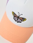 Mac & Ellie Butterfly Trucker Cap, Multicoloured, 3-8 product photo View 02 S