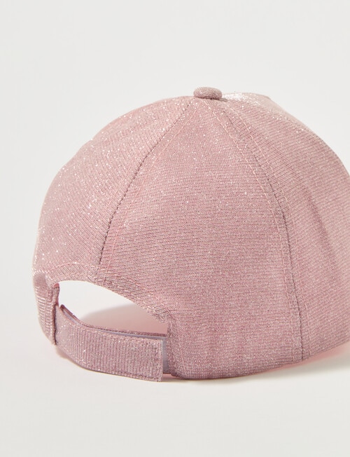 Mac & Ellie Heart Funfetti Cap, Fuchsia, 3-8 product photo View 04 L