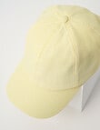 Mac & Ellie Stripe Bow Cap, Lemon product photo View 03 S