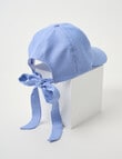Mac & Ellie Stripe Bow Cap, Cobalt product photo View 02 S