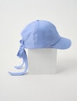 Mac & Ellie Stripe Bow Cap, Cobalt product photo View 04 S