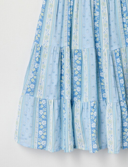 Switch Floral Stripe Tilly Skort Dress, Light Cornflower product photo View 04 L