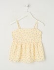 Switch Floral Willow Top, Pale Lemon product photo