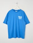 Switch Malibu Short Sleeve Oversized Tee, Cobalt product photo