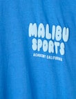 Switch Malibu Short Sleeve Oversized Tee, Cobalt product photo View 02 S
