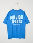 Switch Malibu Short Sleeve Oversized Tee, Cobalt product photo View 03 S