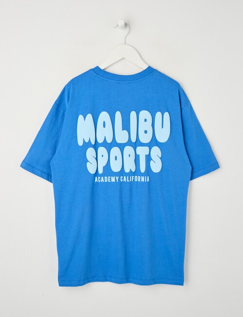 Switch Malibu Short Sleeve Oversized Tee, Cobalt product photo View 03 L