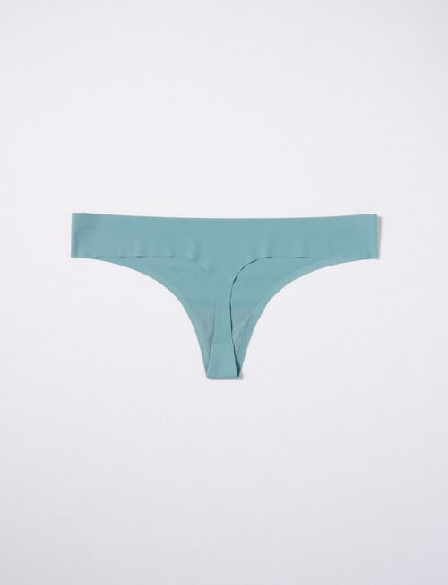 Lyric Laser G-String Brief, Dark Sage product photo View 02 L