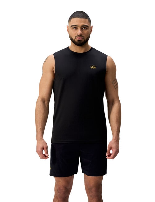 Canterbury Tempo+Training Tank Top, Black product photo