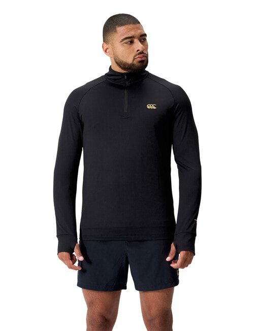 Canterbury Tempo+Training QZ Top, Black product photo