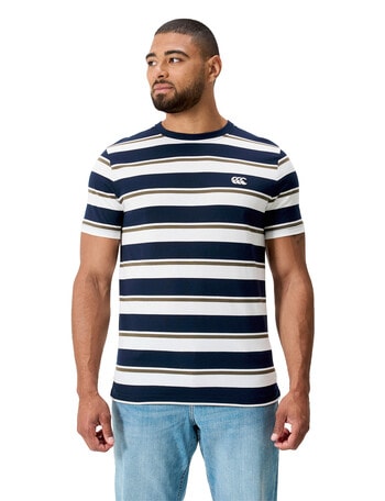 Canterbury Yarn Dyed Tee, Navy product photo