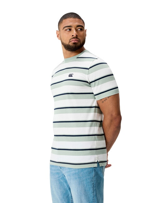 Canterbury Yarn Dyed Tee, Iceberg Green product photo View 03 L