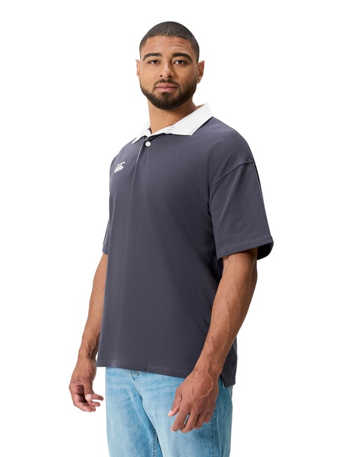 Canterbury Solid Dye Rugby Jersey, India Ink product photo View 03 L