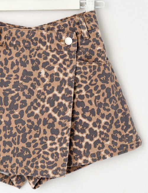 Switch Animal Denim Skort, Natural product photo View 03 L