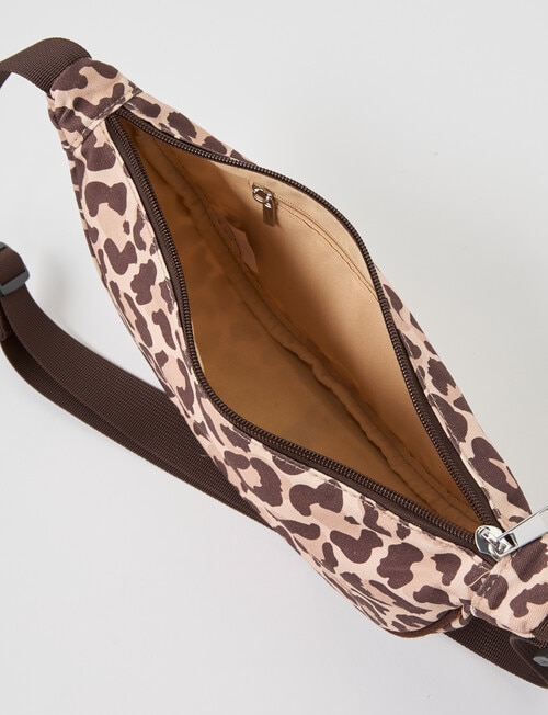 Switch Leopard Pouch, Chocolate & Natural product photo View 05 L