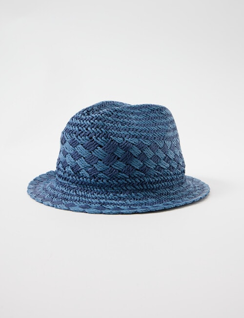 Mac & Ellie Fedora, Indigo product photo View 02 L