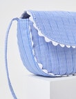 Mac & Ellie Stripe Crossbody Bag, Cobalt product photo View 03 S