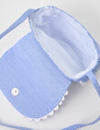 Mac & Ellie Stripe Crossbody Bag, Cobalt product photo View 04 S