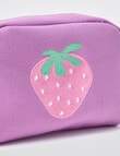Mac & Ellie Strawberry Crossbody Bag, Purple product photo View 04 S