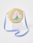 Mac & Ellie Daisy Crossbody Bag, Natural product photo