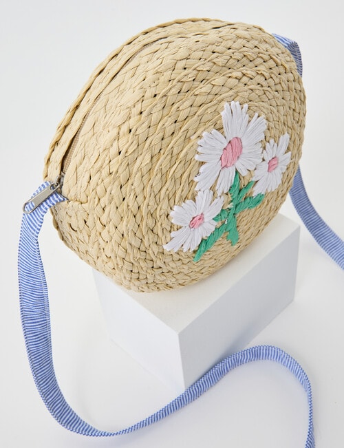 Mac & Ellie Daisy Crossbody Bag, Natural product photo View 03 L