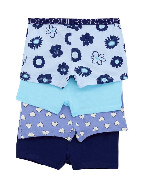 Bonds Wildflower Shortie, 4-Pack, Blue product photo View 02 L