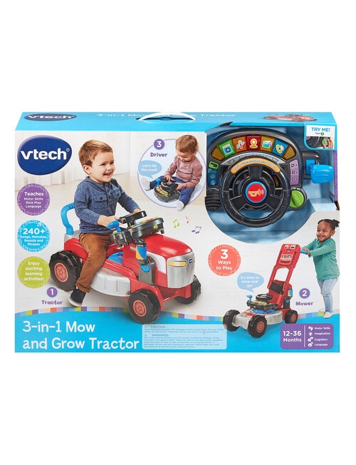 Vtech Get Growing Tractor & Mower Ride On product photo