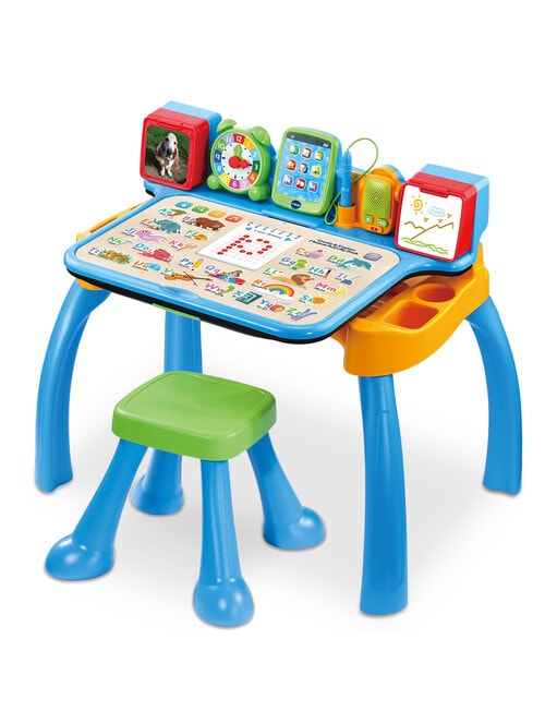Vtech Explore & Write Deluxe Activity Desk, Blue product photo View 08 L
