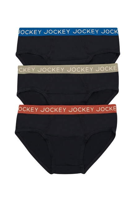 Jockey Briefs, 3-Pack, Black product photo