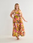Studio Curve Printed Sundress, Spring Floral product photo View 03 S