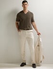 Laidlaw + Leeds Tailored Linen Blend Pant, Sand product photo View 05 S