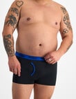 Bonds Guyfront Micro Trunk, 3-Pack, Nu Black with Blue, Neo & Black Waistbands product photo View 03 S