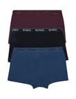 Bonds Guyfront Trunk, 3-Pack, Berry Liquour, Deepest Night & Nu Black product photo View 02 S