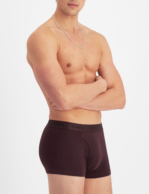 Bonds Guyfront Trunk, 3-Pack, Berry Liquour, Deepest Night & Nu Black product photo View 04 L