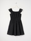 Switch Spot Elouise Shirred Detail Dress, Black product photo