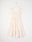 Switch Floral Tie Back Dress, Vanilla product photo
