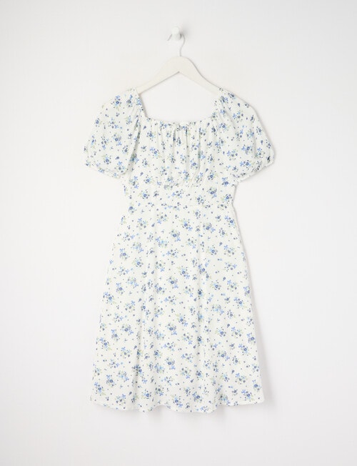 Switch Bow Floral Willow Dress, Vanilla product photo