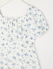 Switch Bow Floral Willow Dress, Vanilla product photo View 02 S