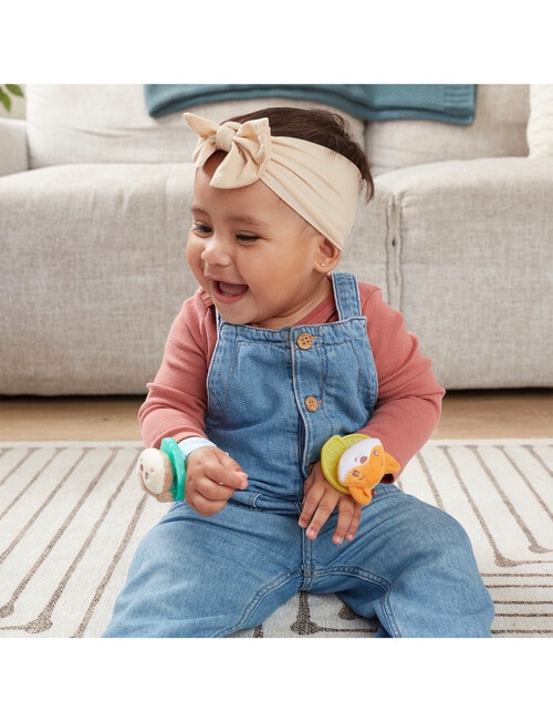 Infantino Go Gaga Wrist Rattles, Fox & Deer product photo View 03 L