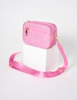 Mac & Ellie Glitter Cross Bodybag, Pink product photo View 03 S