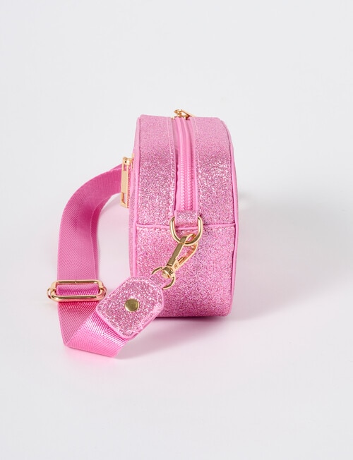 Mac & Ellie Glitter Cross Bodybag, Pink product photo View 04 L