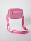 Mac & Ellie Glitter Cross Bodybag, Pink product photo View 06 S