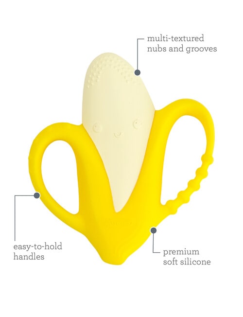 Infantino Nibbles Teether, Banana product photo View 02 L