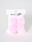 Mac & Ellie Tulle Hair Clip, 2-Piece, Light Pink product photo View 02 S
